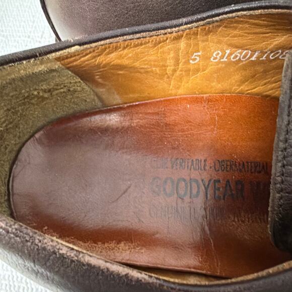 Mephisto Shoes Mens Size 8 Melchior Brown Leather Cap Toe Oxford Goodyear Welt